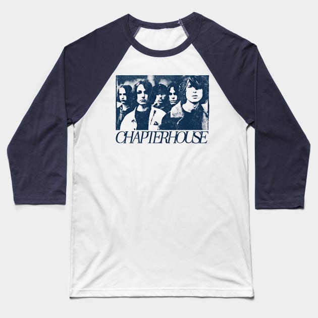 Chapterhouse • • 90s Retro Aesthetic Design Baseball T-Shirt by unknown_pleasures